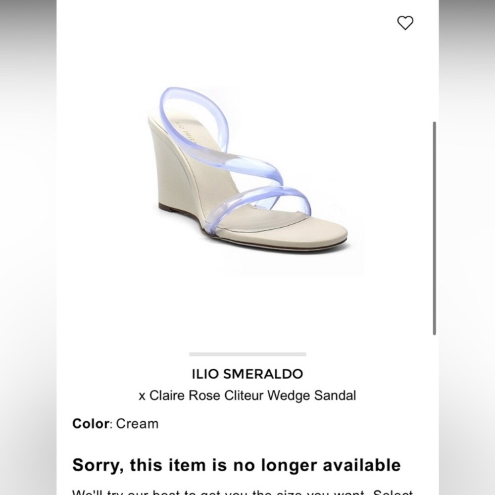 Transparent Strap Wedge Sandals - image 8